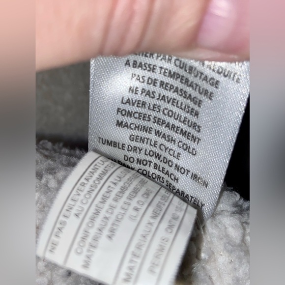 Women’s Vintage hooded full zip mint and blue fleece Jacket with polar bears S/M - Picture 8 of 15